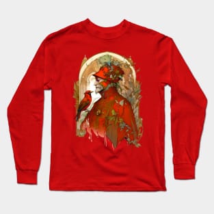 The Cardinals Art Nouveau Design Long Sleeve T-Shirt